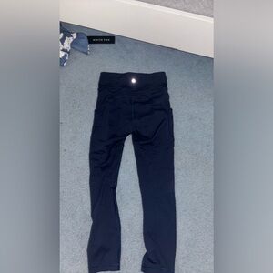 lululemon navy leggings size 4